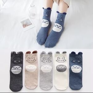 5 Pair Totoro Socks